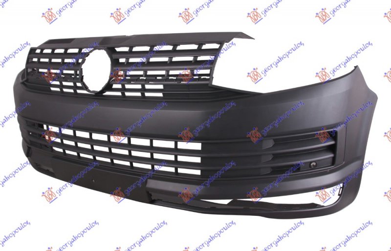FRONT BUMPER BLACK (W/GRILLE) (W/PDS)