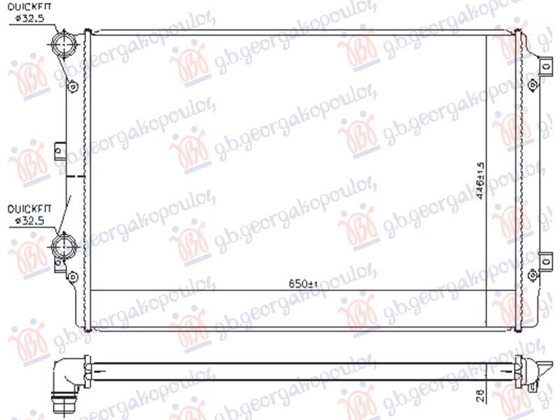 HLADNJAK MOTORA DODATNI 1.4 BENZIN/HIBRID (650x450)