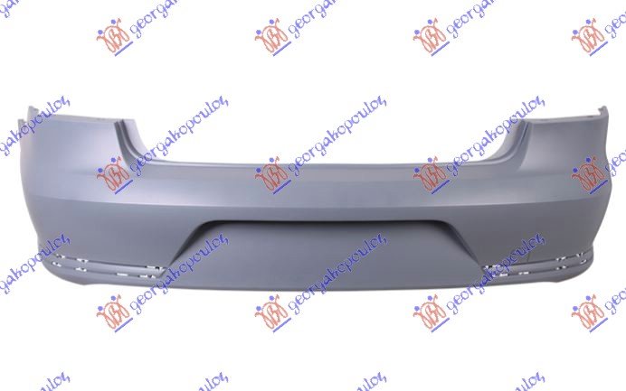REAR BUMPER SEDAN PRIMED