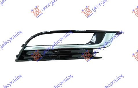 FR. BUMPER SIDE GRILLE (W/CHROME)