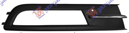 FR. BUMPER GRILLE W/CHR. MOULD. (W/F.L.)