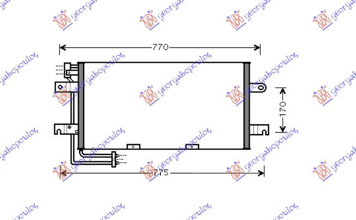 CONDENSER PETROL-DSL (63.5x31x21)