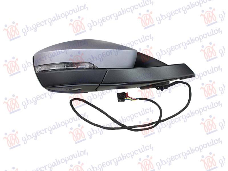 RETROVIZOR ELEKTRICNI SA GREJACEM PM (ELEKTRO-SKLOPIV) (MEMORIJA) (MIGAVAC) (SVETLO) (13 PIN) (KONVEKSNO STAKLO)