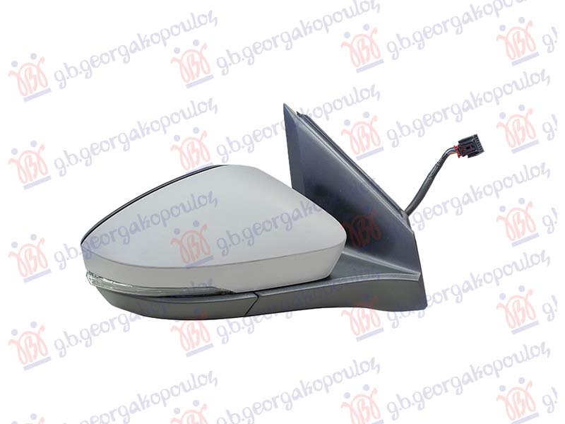 RETROVIZOR ELEKTRICNI SA GREJACEM PM (MIGAVAC) (8 PIN) (KONVEKSNO STAKLO)