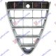 GRILLE CENTRAL BLACK/CHROME 07-