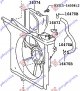 FAN ASSEMBLY COVER 1,0 (- A/C) PETROL