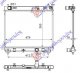 HLADNJAK MOTORA DIZEL 1.4 D-4D (66KW) (350x480x16) (NRF)