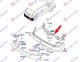 REAR BUMPER REINFORCEMENT PLASTIC