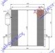 HLADNJAK KLIME 2.5 TURBO DIZEL (43x42) (KOYO)