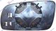 DOOR MIRROR GLASS 98-04 HEATED