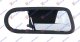 DOOR HANDLE FR/RR INNER 00- CHROME/BLACK