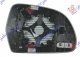 DOOR MIRROR GLASS BLUE HEATED