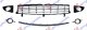 FRONT BUMBER GRILLE BLACK 06-