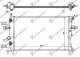 HLADNJAK MOTORA 1.6i 16V (Z16XEP) (+AC) (60x37) (DIJAGONALNO) (VALEO)