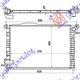 HLADNJAK MOTORA 1.4-1.6CC +A/C (57.8x40)