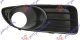 FR. BUMPER SIDE GRILLE W/OF.L.HOLES BLAC