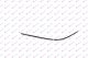 HEAD LAMP RIM UPPER (BUMPER) (CHROME)
