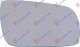 DOOR MIRROR GLASS -03 BLUE HEATED (LONG)