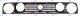 GRILLE WITH FOG LAMP HOLES
