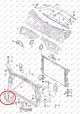 HEAD LAMP PANEL PLASTIC UPPER