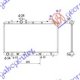 HLADNJAK MOTORA 1.5i/1.6i 16V VVTi (AUTO) (375x710) (NRF)