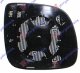 DOOR MIRROR GLASS HEATED 07-