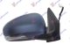 RETROVIZOR ELEKTRICNI SA GREJACEM PM (ELEKTRO-SKLOPIV) (MIGAVAC) (8 PIN) (A KVALITET) (KONVEKSNO STAKLO)