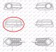 FR.BUMPER SIDE GRILLE (W/O F.L.H)