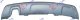 REAR BUMPER LOWER MOULDING SILVER