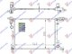 HLADNJAK MOTORA 1.4 (70KW) BENZIN (MAN) (540x410x16) (NRF)