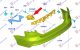 REAR BUMPER SIDE BRACKET 4D PLASTIC