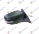 DOOR MIRROR ELECTRIC BLACK (W/LED LAMP)