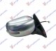 DOOR MIRROR ELECTRIC FOLD. CHROME (W/LED