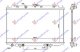 HLADNJAK MOTORA 1.8 BENZIN (AUTO) (400x695x16) (NRF)