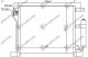 HLADNJAK KLIME 1.6 DIC TURBO BENZIN (485x400x16) (NISSENS)