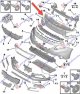GRILLE INNER/BUMPER PLASTIC REINF. UPPER