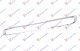 FR. BUMPER GRILLE FRAME LOWER CHROME