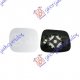 DOOR MIRROR GLASS HEATED 08-