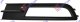 FR. BUMPER GRILLE BLACK (W/F.L.HO)