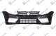 FRONT BUMPER GRAY (VAN) (W/GRILLE)
